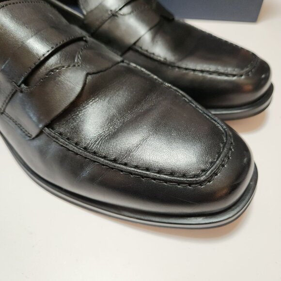 Cole Haan Mens Fleming Penny Loafer Size 8.5M Black Leather Slip-On Dress Shoes - Picture 9 of 15